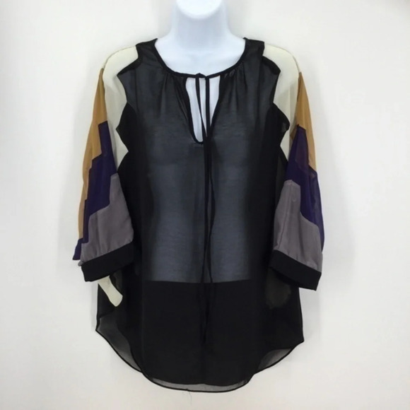 Alejandra Sky Tunic Style Blouse - Picture 1 of 6